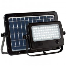 Solar Προβολέας LED 50W SMD με Φωτοβολταϊκό πάνελ σε 4000K Λευκό Φως Ημέρας IP65 και Ανιχνευτή Κίνησης 98SOL302